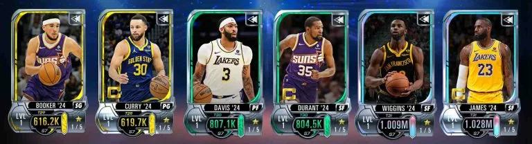 NBA 2K Mobile allows users to collect player cards for their game.