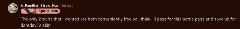 Community reaction to the new battle pass marvel rivals