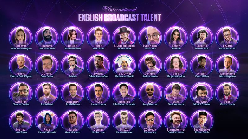 ti14 the international talent - casters, hosts, analysts