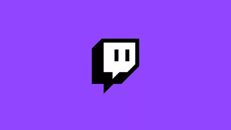 twitch logo on purple background