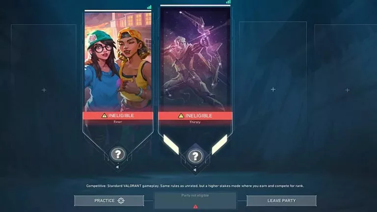 valorant party queue