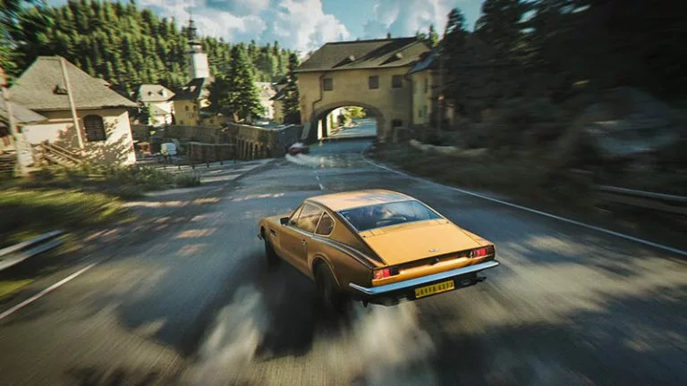 007 first light driving scene