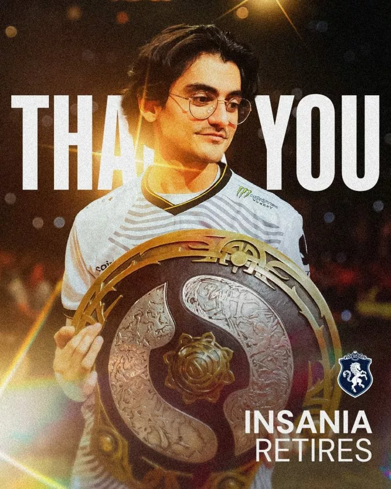 Team Liquid iNSaNiA retire Dota 2