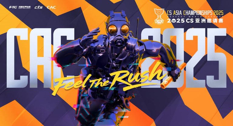 Official banner of CS2 tournament CAC 2025.