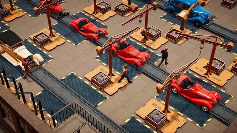 Car manufacture, the video game
