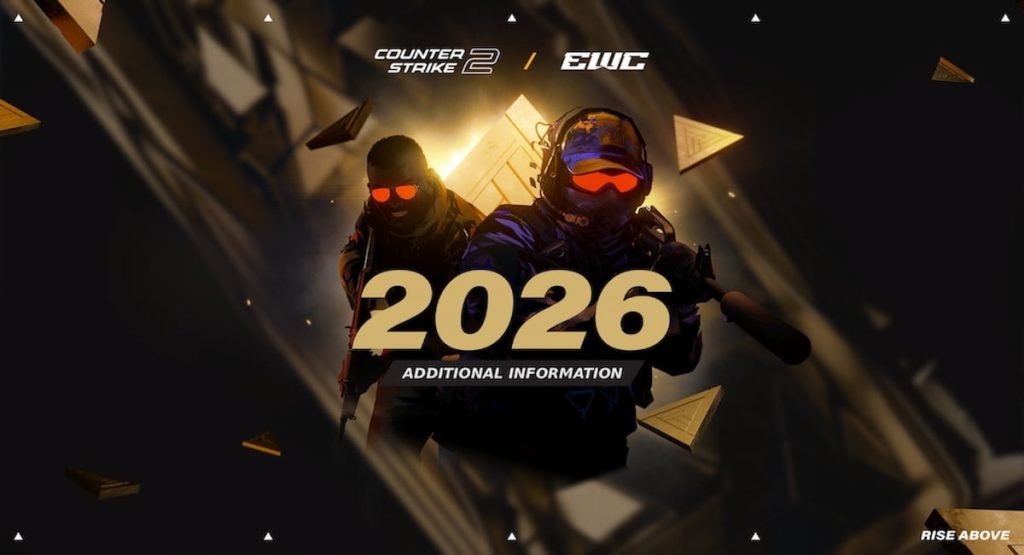 The banner for the EWC CS2 2026.