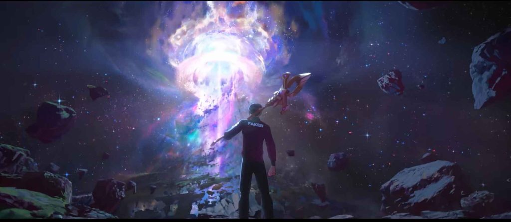 Faker is featured in the LoL Worlds anthem 2025, "Sacrifice."