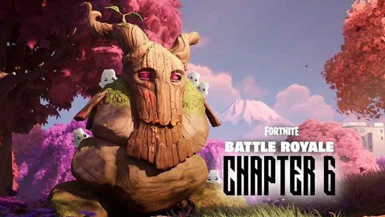 fortnite lore chapter 6 with treant in focus