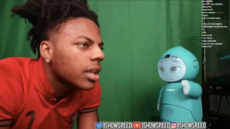 iShowSpeed used some of his net worth to buy an AI robot.