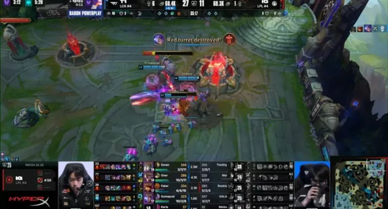 t1 vs invictus worlds playin game 2