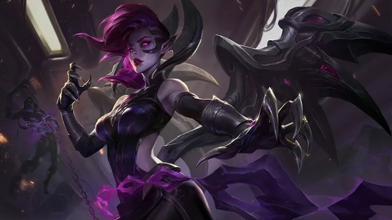 splash art of the morgana champion in league of legends