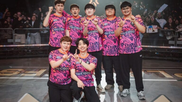 Paper Rex in the 2025 Valorant Champions lower bracket playoffs