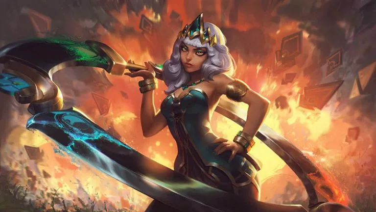 league of legends champion qiyana splash art