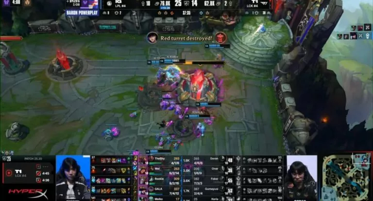 t1 vs invictus worlds playin game 2