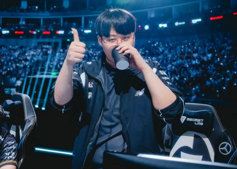 KT Rolster at the 2025 LoL Worlds