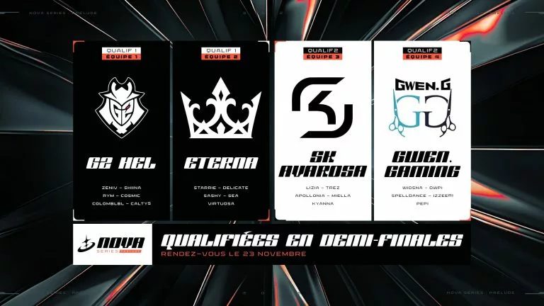 Official French LoL Women's tournament Nova Series: Prélude resumes soon