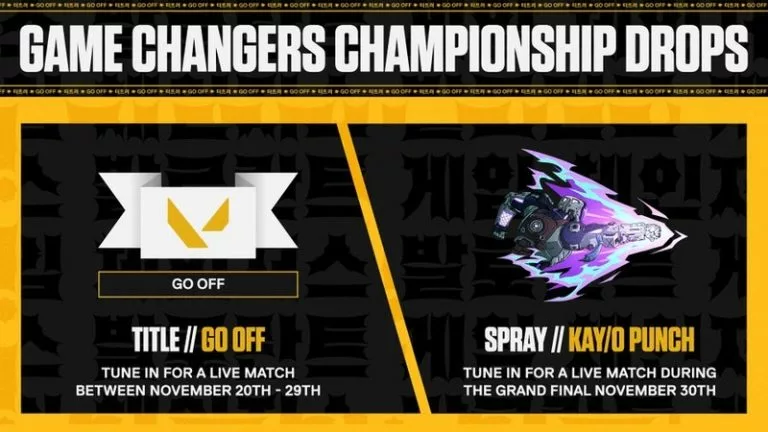 VALORANT Game Changers Championship 2025 drops