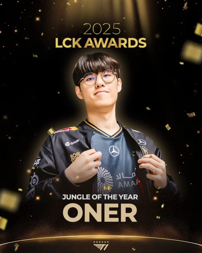 LCKâs Best Jungler of the Year: Oner (T1)
