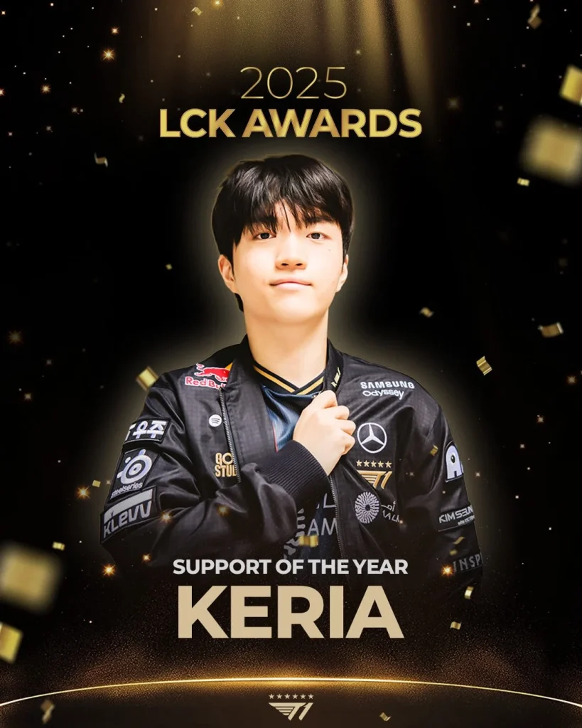 LCK’s Best Support of the Year: Keria (T1)