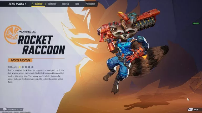 Rocket Raccoon in Marvel Rivals