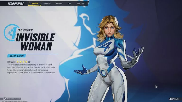 Invisible Woman in Marvel Rivals