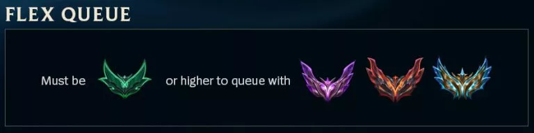 lol ranking flex queue