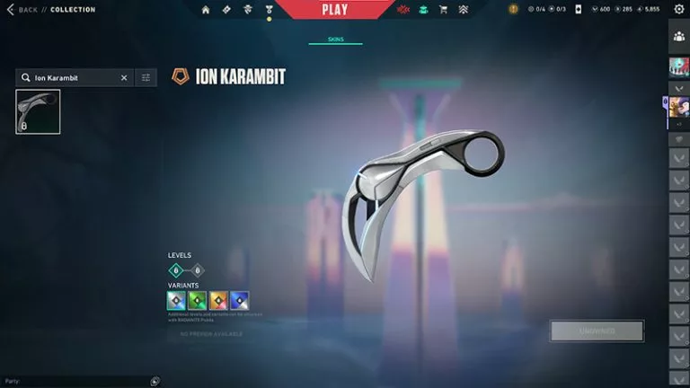 best valorant knives - ion karambit