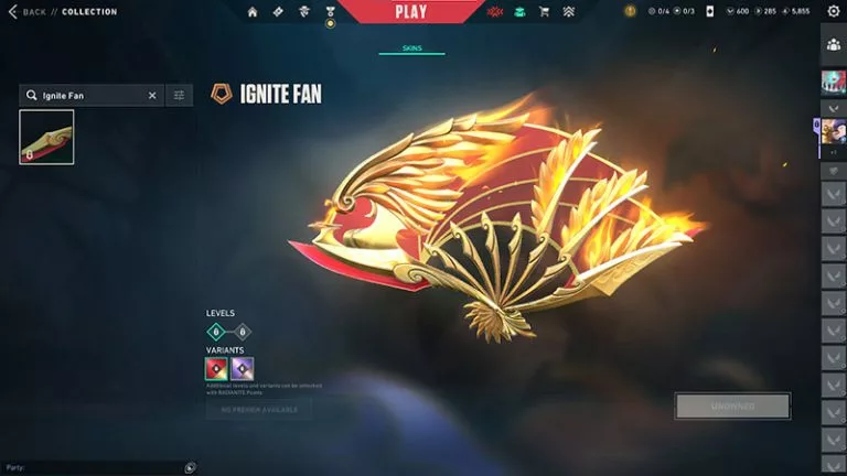 ignite fan valorant