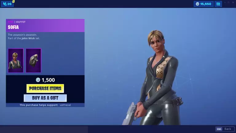 Sofia Fortnite Skin