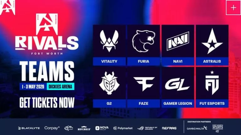 BLAST Rivals Season 1 Teams
