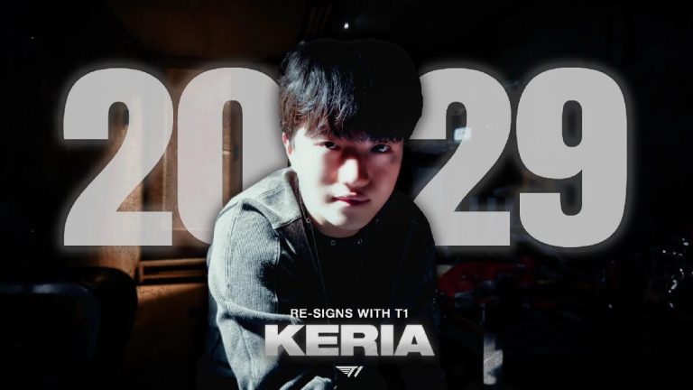 Keria resigns with T1, extends contract for 3 years