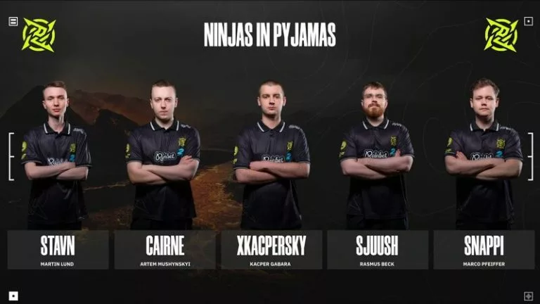 NIP roster with stavn at CCT Global Finals