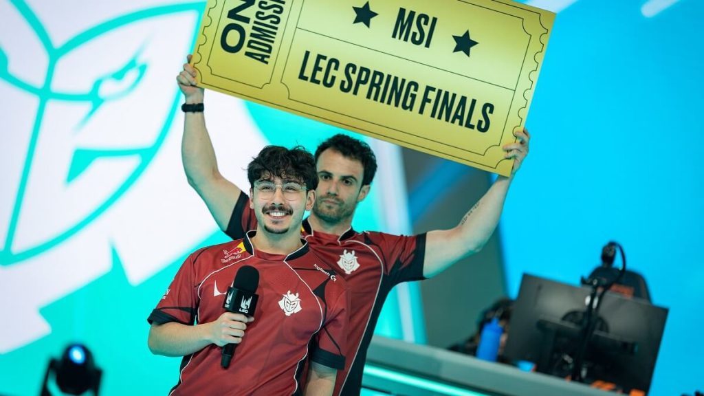 G2 Esports reverse sweeps Movistar KOI and qualifies for the 2026 MSI