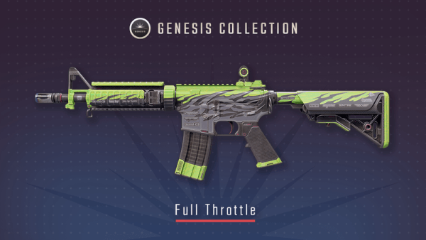 M4A4 | Full Throttle. Credit: © Valve