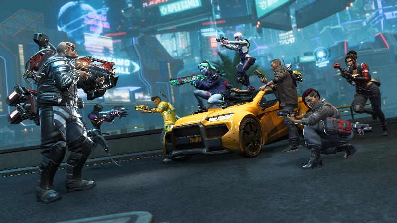Apex Legends x Cyberpunk Character skins