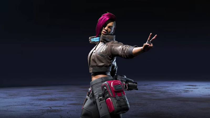 Lifeline: Female skin in Apex x Cyberpunk