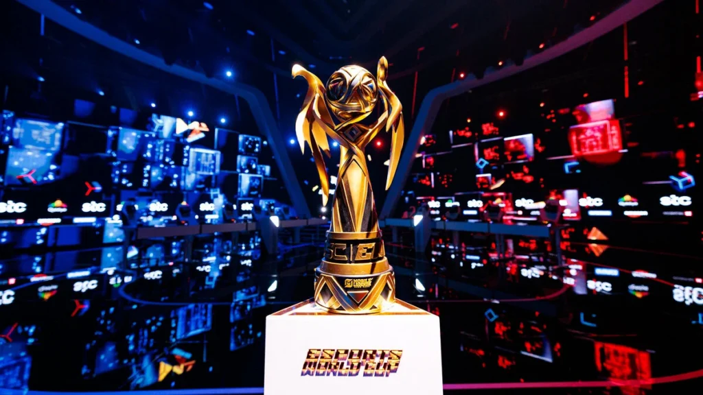 MLBB MSC trophy at the EWC 2025
