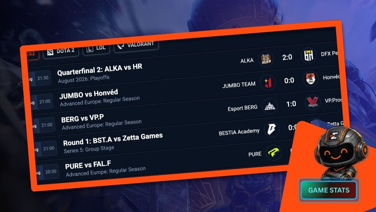 esports news and live stats
