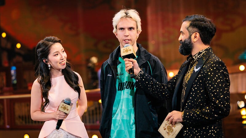 an image of TEAM VISION giving an interview