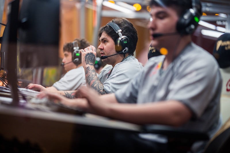 an image of Team Spirit while playing