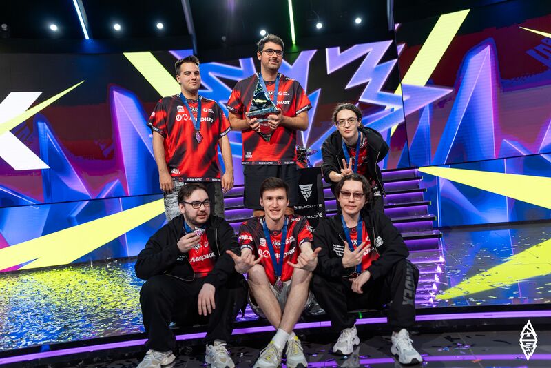 A screenshot of Team Yandex at the BLAST Slam VII