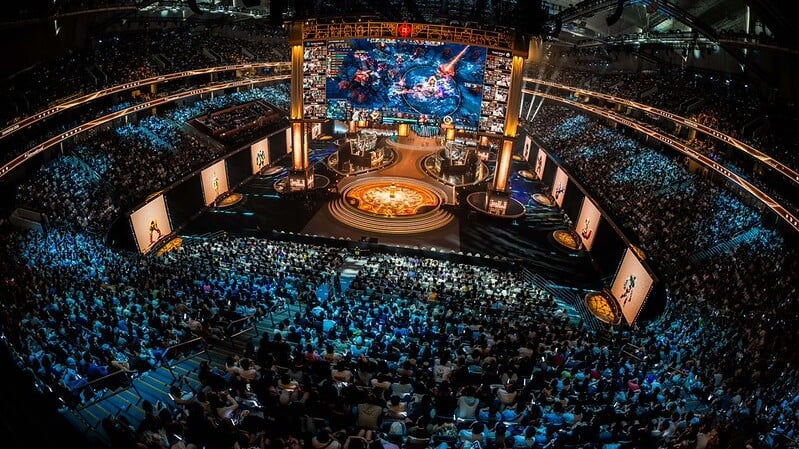 An image of The International 2026's main stage