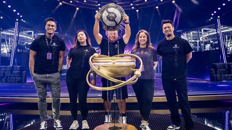 A photo of the TI14 Aegis