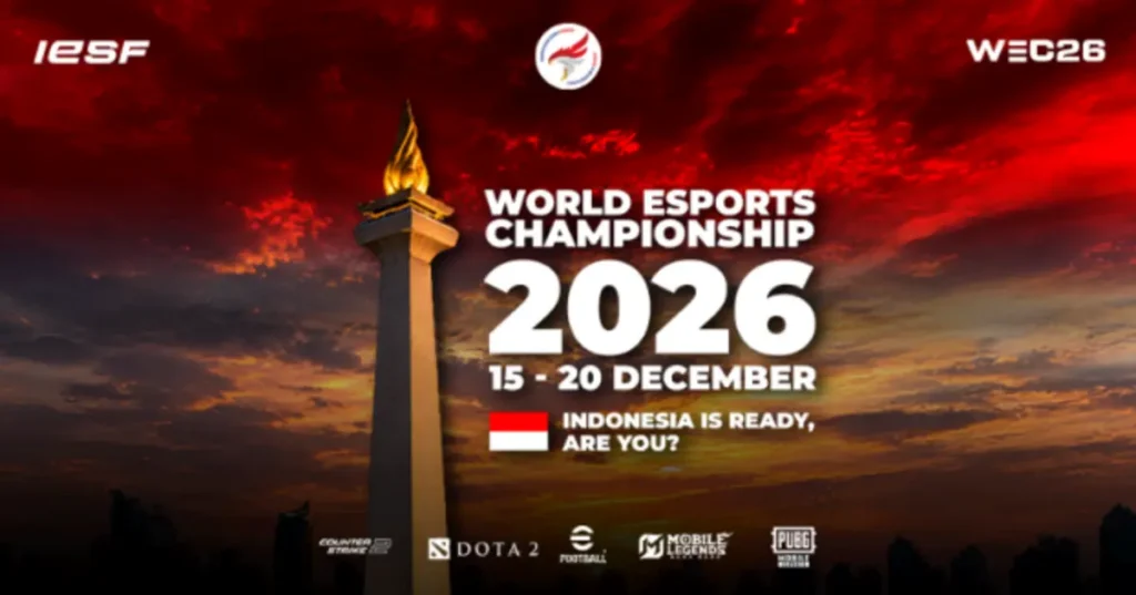 Indonesia set to host IESF World Esports Championship 2026 in massive decennial return
