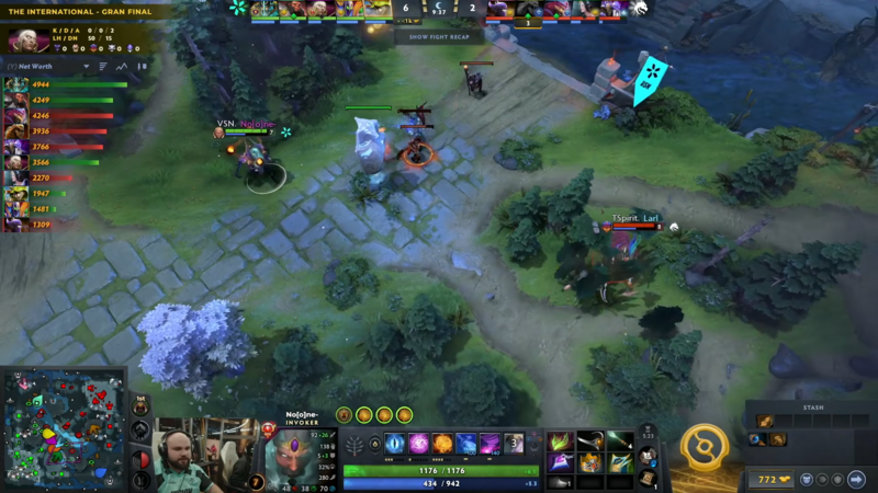 A sreenshot from The International 2026