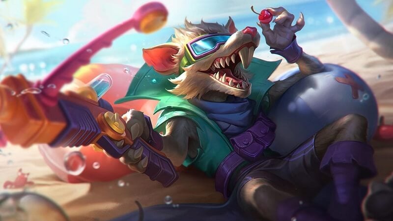 All beach skins in LoL: Pool Party Twitch