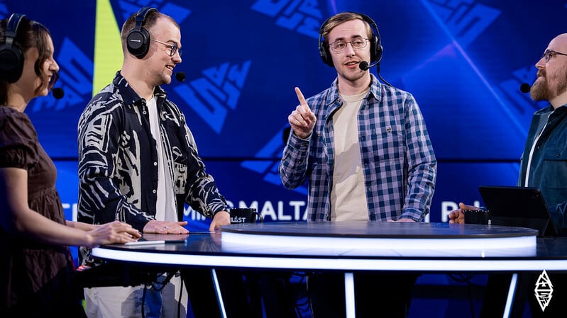 an image of the casting panel at BLAST Slam VII