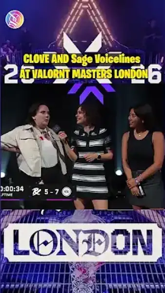 Sage and Clove voice actors lit up stage at Valorant Masters London